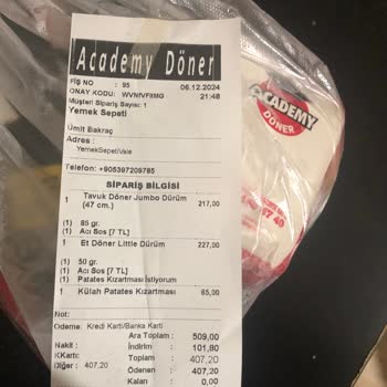 Yemek Sepeti'nin Yanıltıcı Bilgileri Ve Ulaşılmaz Müşteri Hizmetleri