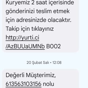 Yurtiçi Kargo'nun Geciken Teslimatı Ve Yanıltıcı Bilgilendirme