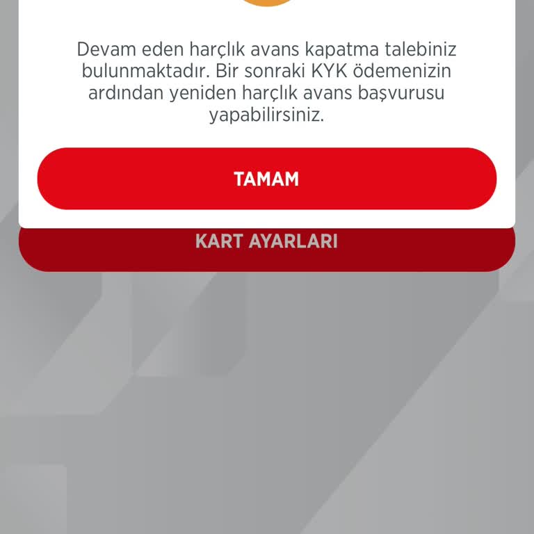 Harçlık Avans Başvuru Sorunu