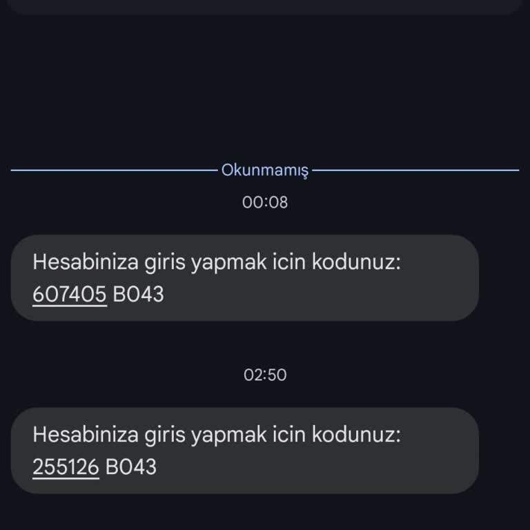 Alotell'den Gelen Doğrulama Kodları Hakkında Endişe