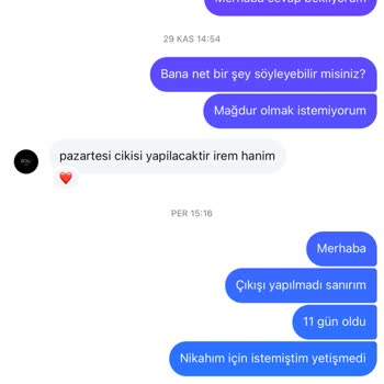 Geç Gelen Ürün Ve Yetersiz İletişim
