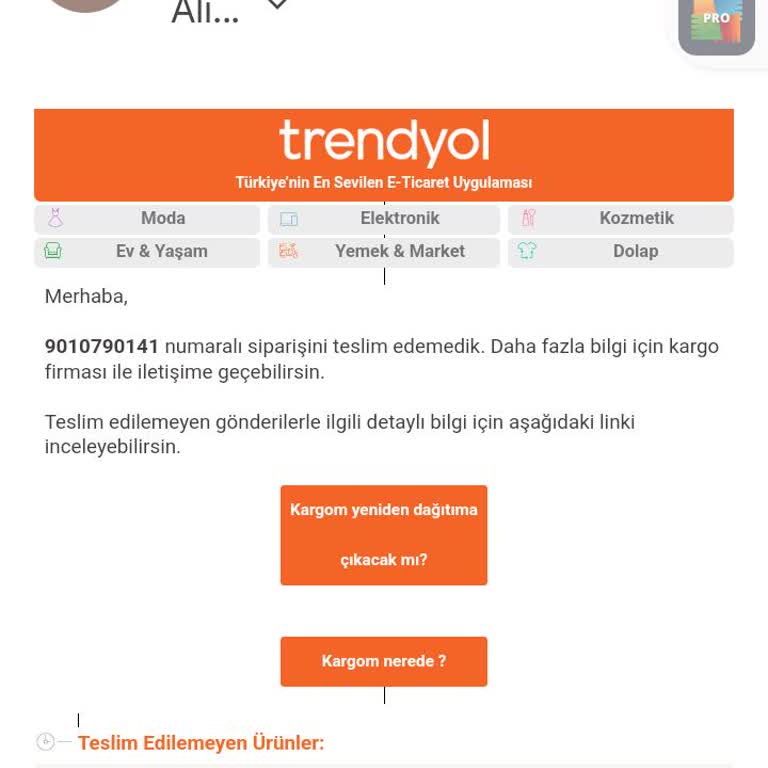 Aras Kargo İle Teslimat Sorunu