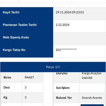 Kayıp Kargo Mağduriyeti