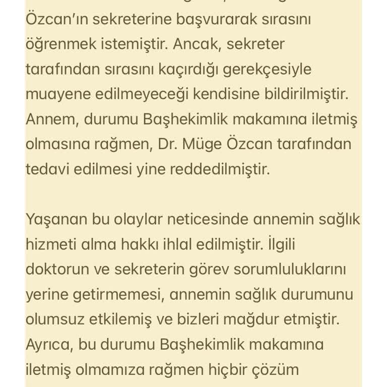 İşitme Sorunu Nedeniyle Randevu Mağduriyeti