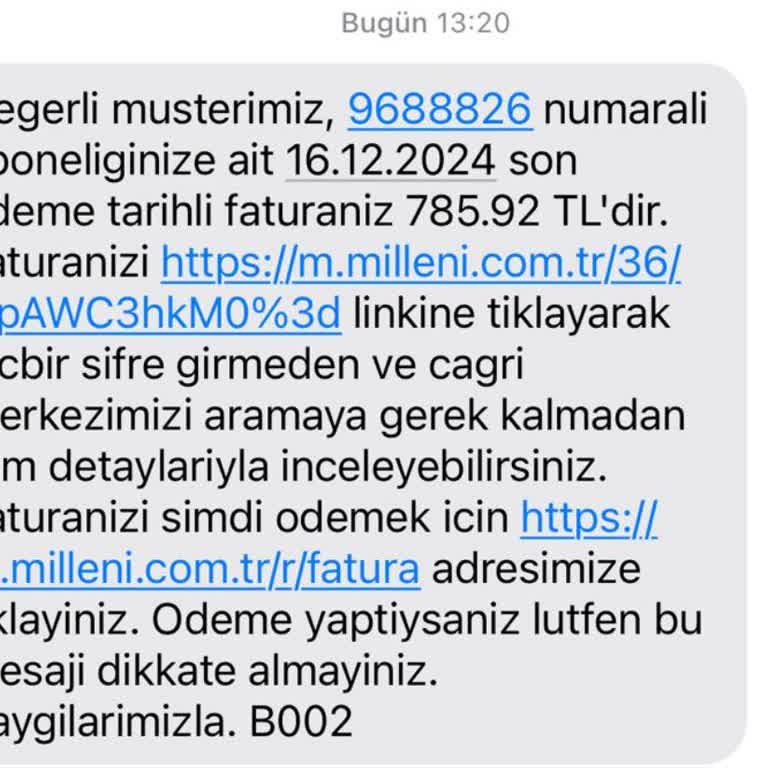 Millenicom'un Teknik Destek Ve Faturalandırma Sorunları