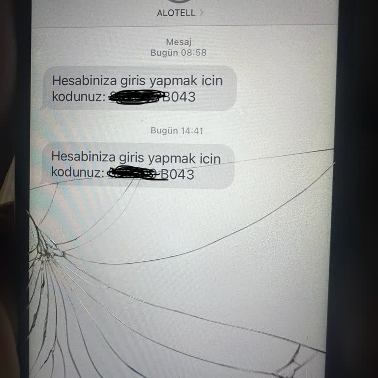 Alotell'den Gelen Mesajlar Ve İptal Sorunu