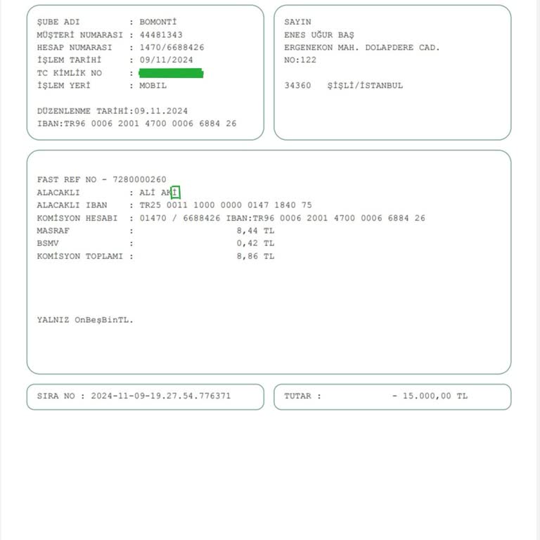 Yanlış Harf Yüzünden Kaybolan Para