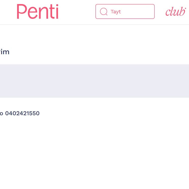 Penti'den Alışverişim 20 Gündür Kargolanmadı