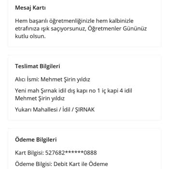 Yanlış Adrese Teslimat Ve İletişim Sorunu