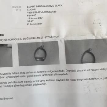 Media Markt'tan Aldığım Saatin Kordon Sorunu