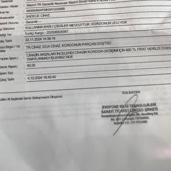 Media Markt'tan Aldığım Saatin Kordon Sorunu