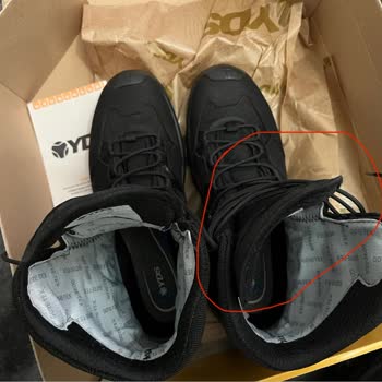 YDS Boots Hatalı Üretim: YDS Tornado GTX Botumda Bariz Kusurlar