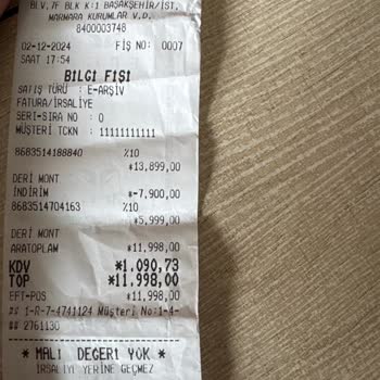 Tergan Mağazasından Aldığım Ayıplı Ürün Ve Yanıltıcı Bilgilendirme