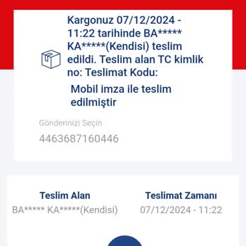 Aras Kargo Teslim Edilmeyen Kargo Ve Yanıltıcı Mesaj