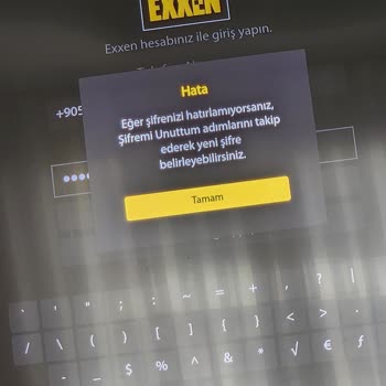 Exxen Samsung TV Uygulaması Erişim Sorunu