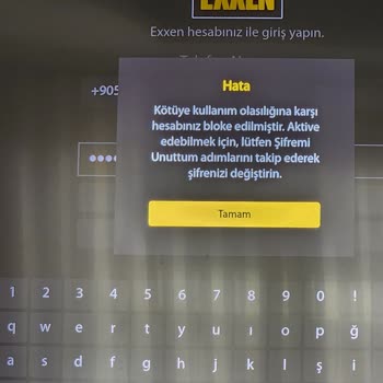 Exxen Samsung TV Uygulaması Erişim Sorunu