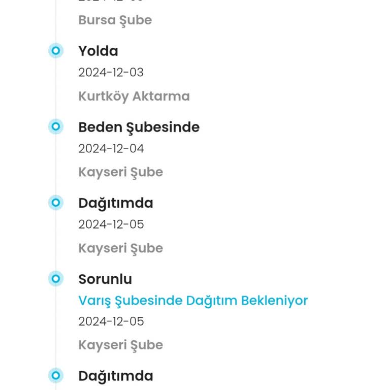 Kayseri'de Kayıp Kargo Krizi