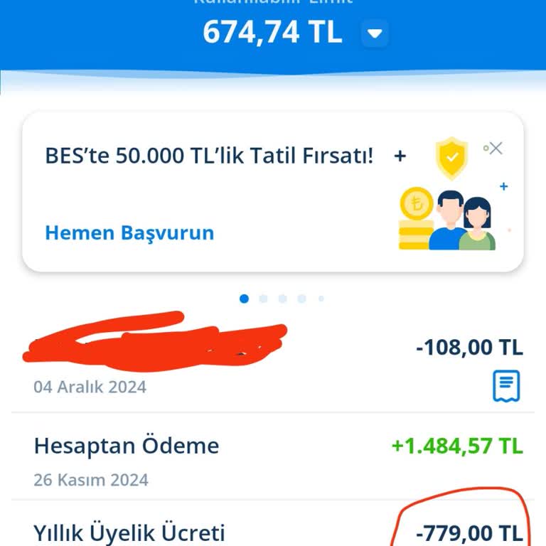 Yıllık Üyelik Ücretinin Haksız Kesintisi
