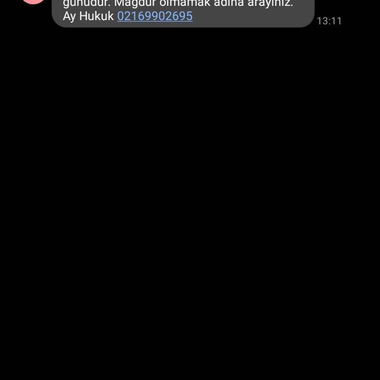 Hukuk Bürosu Adıyla Dava / İcra SMS Dolandırıcılığı