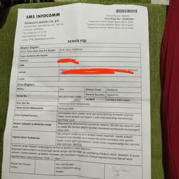 Garanti Kapsamında Çözülmeyen Şarj Problemi