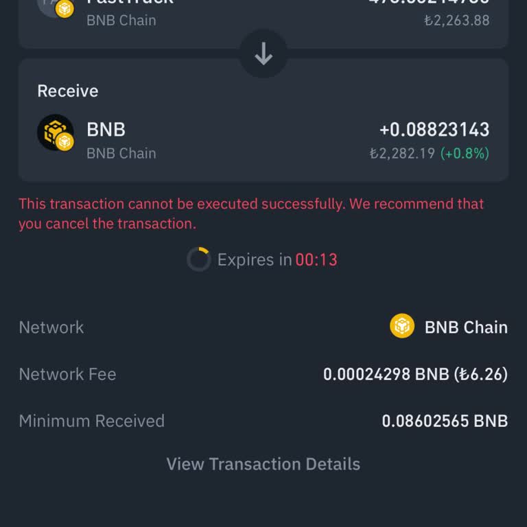 Binance'te Coin Dönüştürme Sorunu