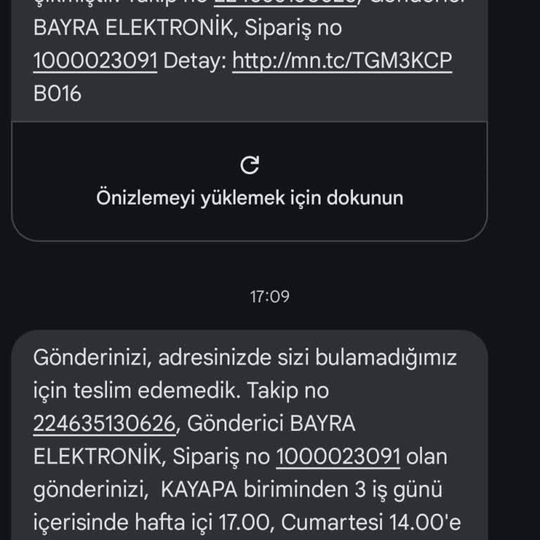 Kargo Teslimatında Yaşanan Sorun Ve İletişimsizlik