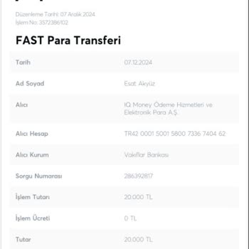 Hesabımdan Bilgim Dışında Para Transferi