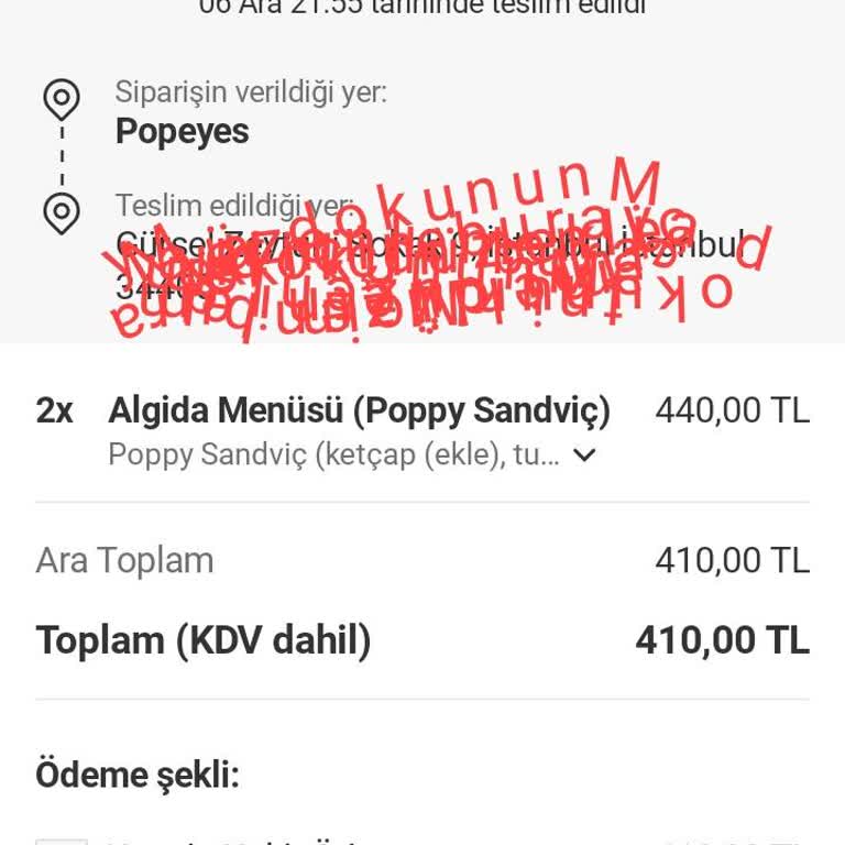 Yanlış Sipariş Ve Çözülmeyen Sorun