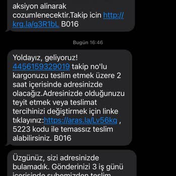 Aras Kargo İle Bitmeyen Teslimat Sorunları