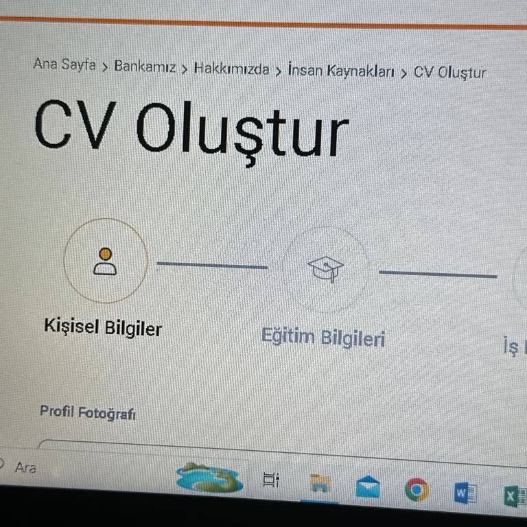 VakıfBank Kariyer CV Oluşturma Sorunu