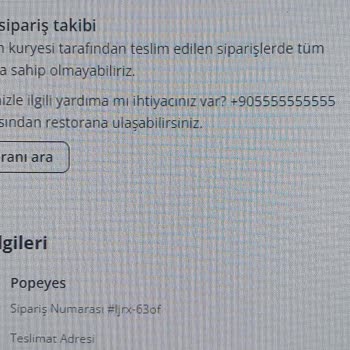 Popeyes Ve Yemeksepeti'nin Zaman Kaybettiren Hizmet Sorunu