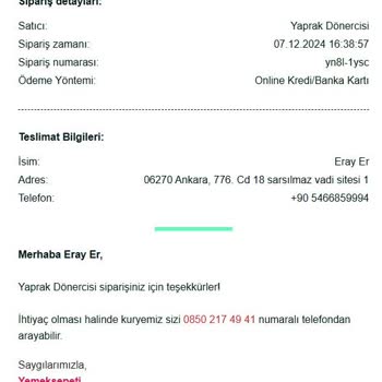 Yanlış Teslimat Ve Saygısız Kurye Sorunu