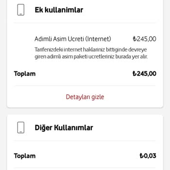 Haksız İnternet Aşım Ücreti