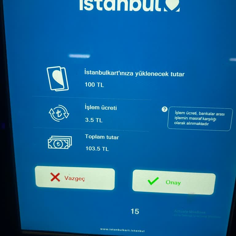 İstanbul Kart Yükleme Ücretine İtiraz