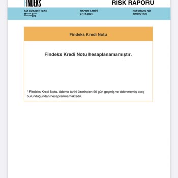 Kredi Puanı Hesaplanamıyor, Başvurular Reddediliyor