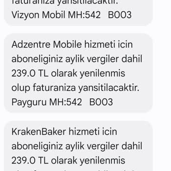 Mobil Ödeme İzni Olmadan Yapılan Abonelikler Ve Ücretlendirme