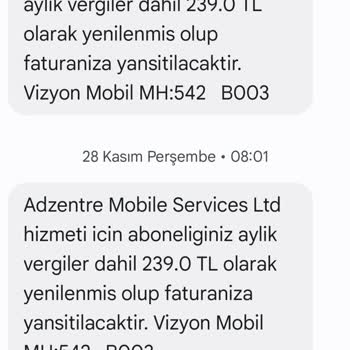 Mobil Ödeme İzni Olmadan Yapılan Abonelikler Ve Ücretlendirme