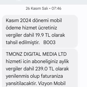 Mobil Ödeme İzni Olmadan Yapılan Abonelikler Ve Ücretlendirme