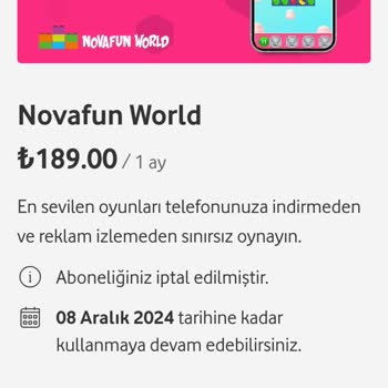 Vodafone Abonelik Sorunu Ve İade Talebi