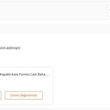 Kusurlu Ürün Gönderimi: Paramparça Baharatlıklar