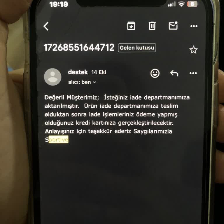 Üç Aydır Bekleyen Para İadesi Ve Kayıp Siparişler Sorunu