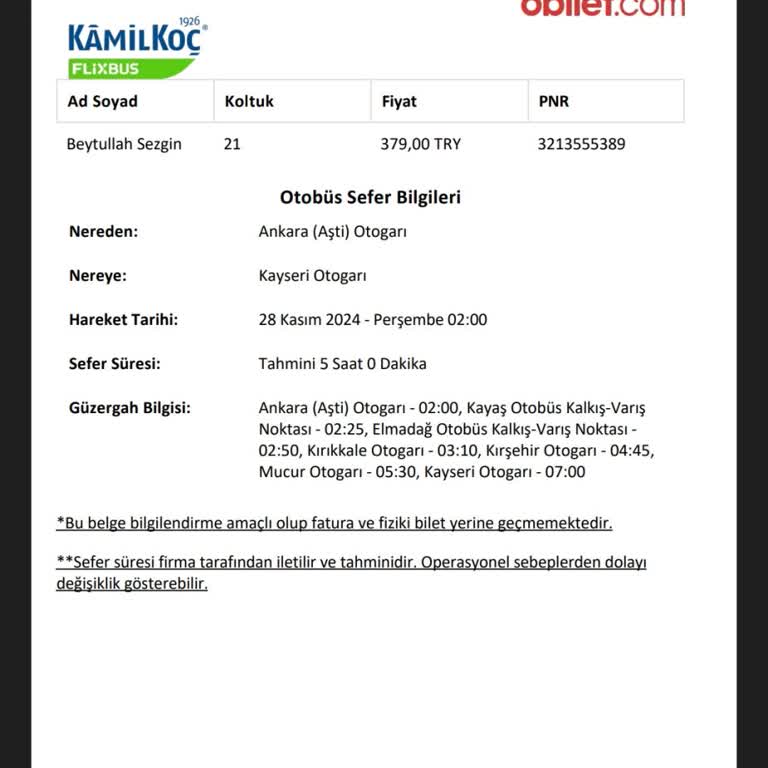 Gece Yolculuğunda Mağduriyet: Yanlış Peron Bilgisi