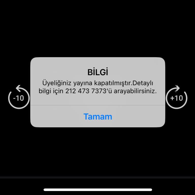 Üyelik Sorunu Ve Yetersiz Müşteri Hizmeti