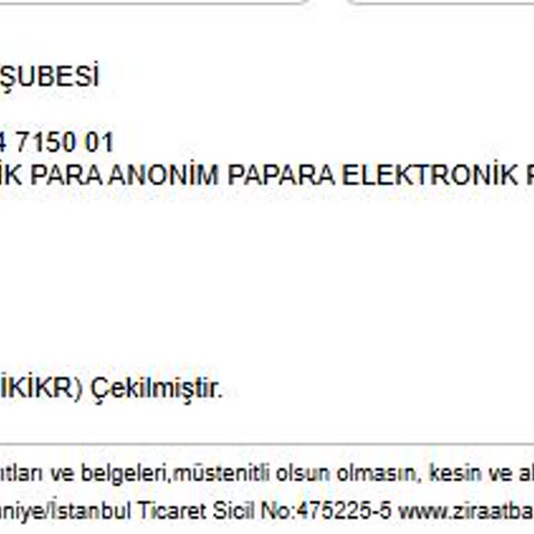 Yanlış IBAN Nedeniyle Havuzda Kalan Para