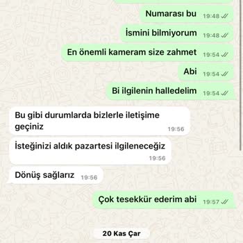 Kamera Arızası Ve Servis Sorunu