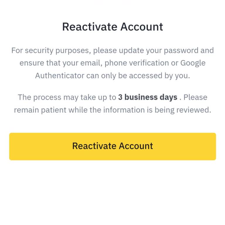 Binance Hesabım Durup Dururken Bloke Oldu