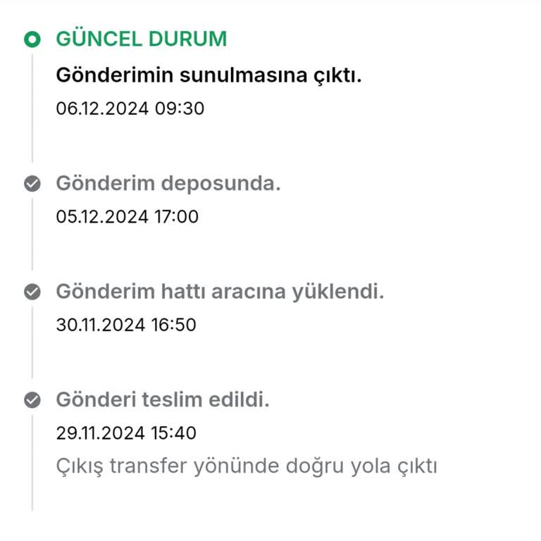 Kargo Teslimatında Gecikme Ve Müşteri Oyalama
