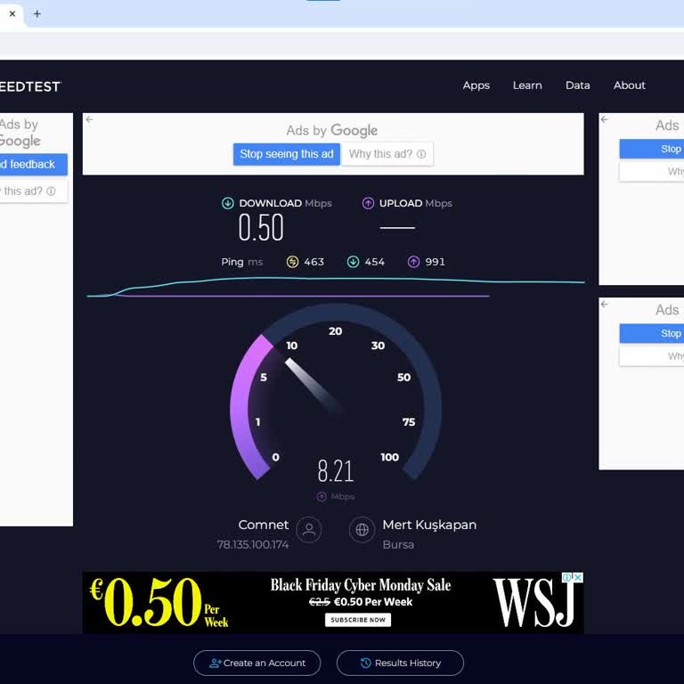 İstanbul Ümraniye'de İnternet Kesintisi Ve Yavaşlığı