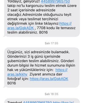 Kargomun Teslim Edilmemesi Ve Müşteri Hizmetlerinin İlgisizliği