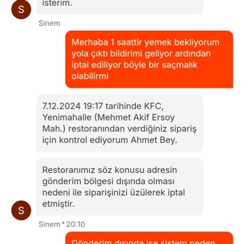 Sipariş İptali Ve Müşteri Mağduriyeti
